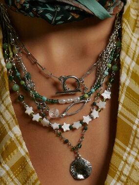 NWOT Free People layered necklace